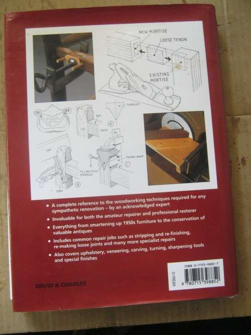 FURNITURE;THE COMPLETE MANUAL;17th-20th CENTURY,REPAIRING AND RESTORING---V.J.TAYLOR