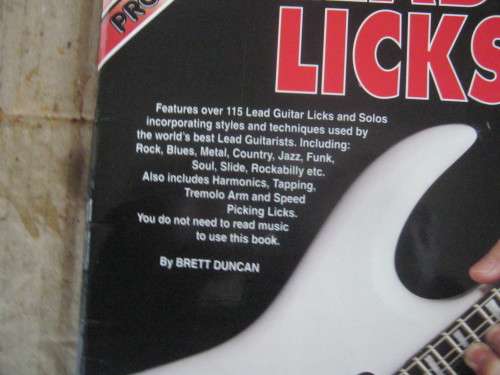 PROGRESSIVE LEAD GUITAR LICKS FOR BEGINNER TO ADVANCED---BRETT DUNCAN