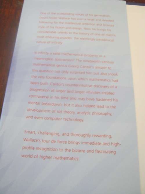 EVERYTHING AND MORE,A COMPACT HISTORY OF INFINITY------DAVID FOSTER WALLACE