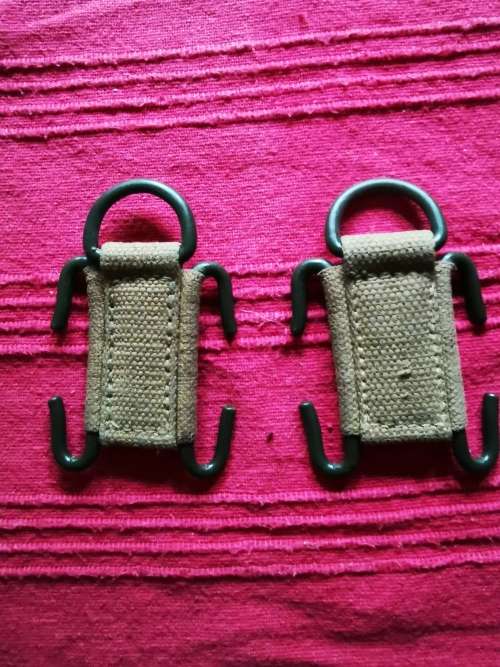 Rhodesian army belt clips for yoke