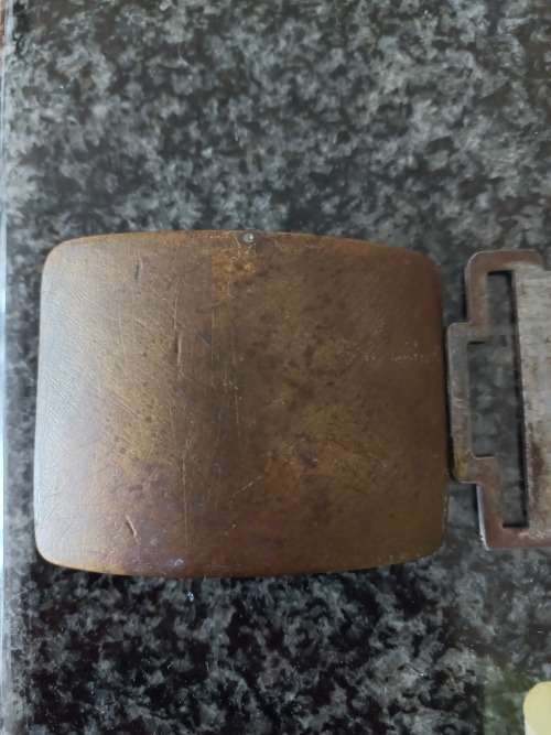 Rhodesian border war period pick up Russian clandestine belt buckle .