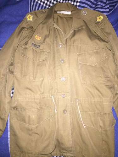 Border war period Nutria jacket with rank size large