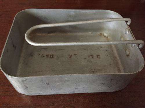 Rhodesian  army issued Dixie tin  PATU with markings
