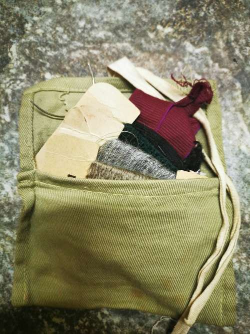 Rhodesian army sewing kit.