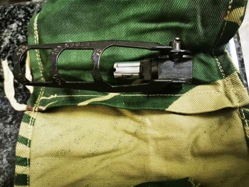 Rhodesian army FN/FAL grenade launcher sights /gas plug complete.