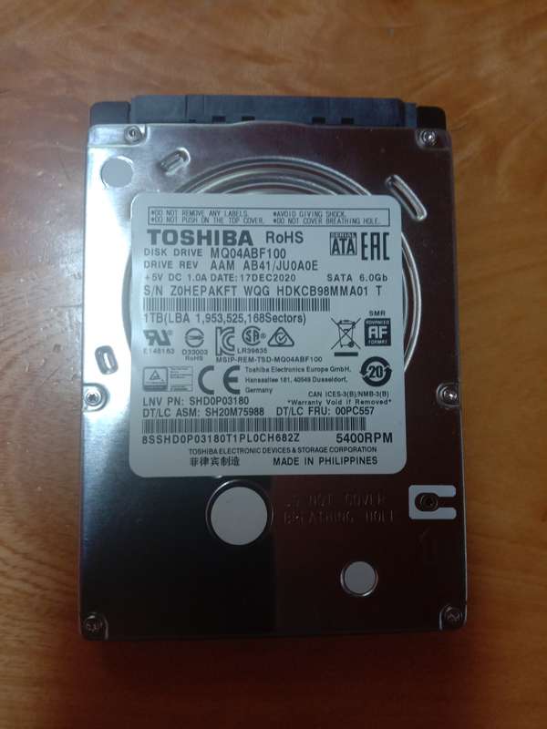 1TB 2.5`  HDD