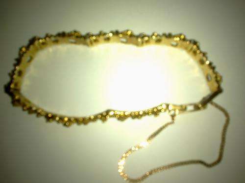 Antique 19.5cm Gold Bracelet with safety chain