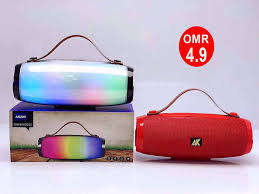 Wireless speaker with led light speaker AK205 support BT/USB/TF card/Aux/FM functions