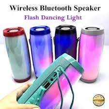 Wireless speaker with led light speaker AK205 support BT/USB/TF card/Aux/FM functions
