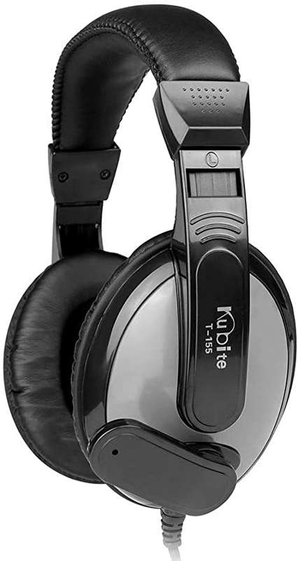 OMESHIN For T155 Kubite Teenagers With Microphone Foldable Stereo DJ Headphones 3.5 Mm Cable Game He