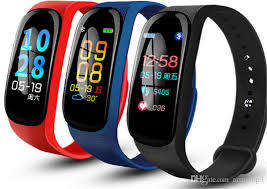 M5 Real-time Body Temperature Detection Time Display Smart Watch Wristband
