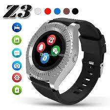 Z3 Smart Watch With SIM Card Slot Camera Message Reminder Step Tracker Gold