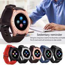 Z3 Smart Watch With SIM Card Slot Camera Message Reminder Step Tracker Gold