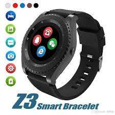 Z3 Smart Watch With SIM Card Slot Camera Message Reminder Step Tracker Gold