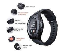 Z3 Smart Watch With SIM Card Slot Camera Message Reminder Step Tracker Gold
