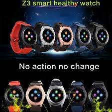 Z3 Smart Watch With SIM Card Slot Camera Message Reminder Step Tracker Gold