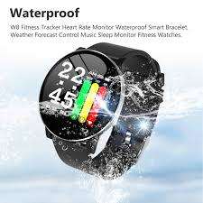 W8 Waterproof Smart Watch With Heart Rate Monitor and Fitness Bracelet