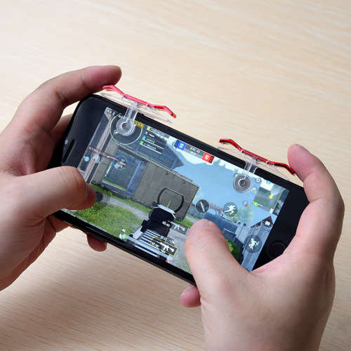 Pro Gamer E9 2Pcs Metal Joystick Game Controller for PUBG Mobile Phone