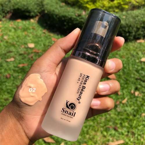 Pack Of 3 - Kiss Beauty Snail Unique Silk Soft Foundation
