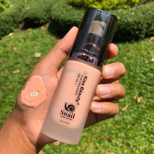 Pack Of 3 - Kiss Beauty Snail Unique Silk Soft Foundation