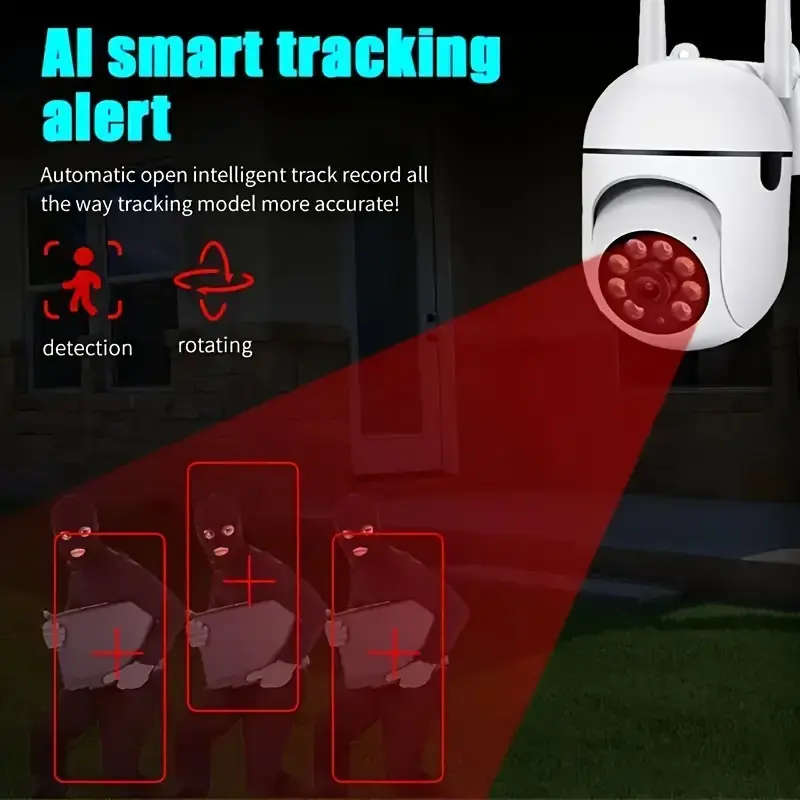 Wireless Security Camera, Safety Home Monitor, Night Vision Camera, Holiday Gift