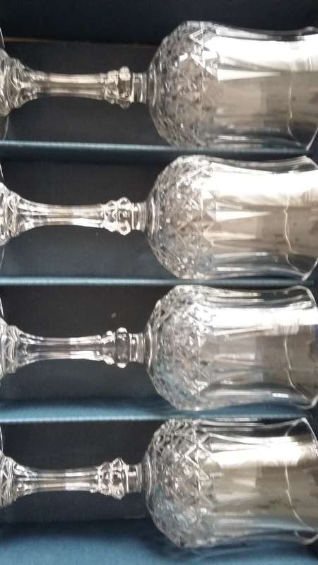 Cristal D'Arques Longchamps large wine glasses, set of 4