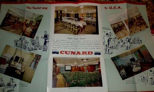 Cunard Line Brochures