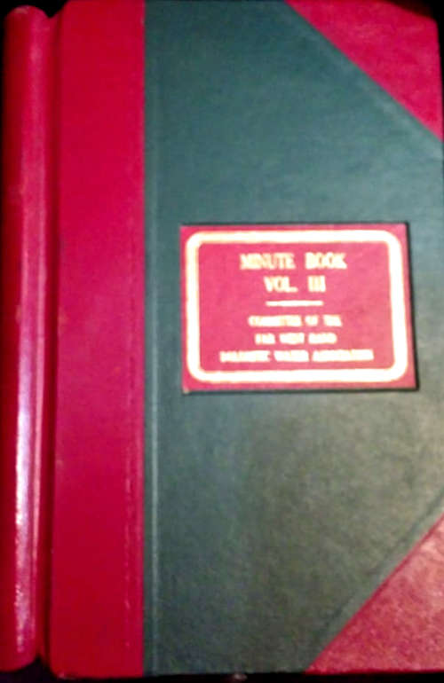 Ledger/ Minute Book