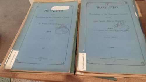 Executive Council Resolutions of the South African Republic (1887-1899) ( 12 books)