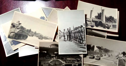 6 SA Armour Division Monza Victory Parade 1945 ( 15 original photographs)