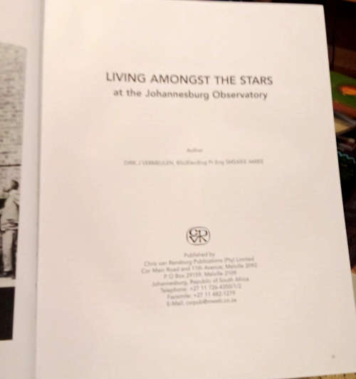 Living Amongst the Stars at the Johannesburg Observatory (signed)