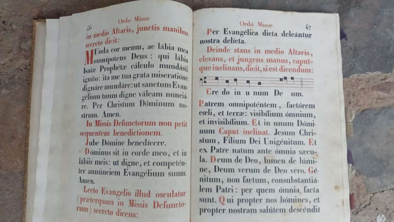 Canon Missae (1852) (Bishop`s personal copy)