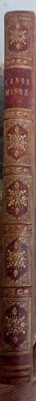 Canon Missae (1852) (Bishop`s personal copy)