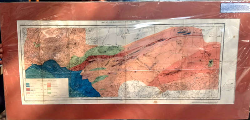 Map of the Murchison Range (1911)