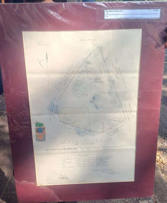 Title Deed, Swellendam (1947)