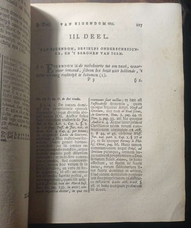 Inleiding tot de Hollandsche Rechtsgeleerdheid (Introduction to Dutch law) ( Hugo Grotius )  (1767)