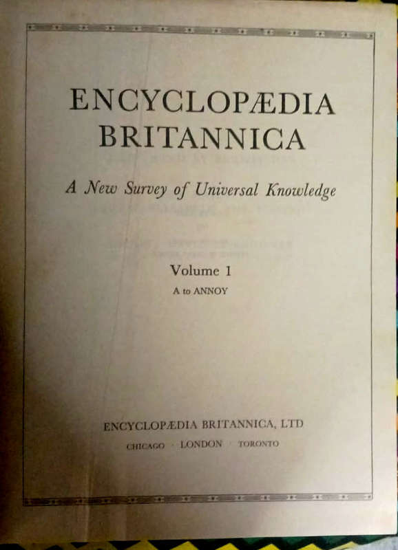 Encyclopedia Britannica - Coronation Set - 1953 (24 volumes)
