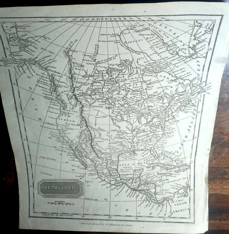 North America, published by Thomas Kelly, London 1817