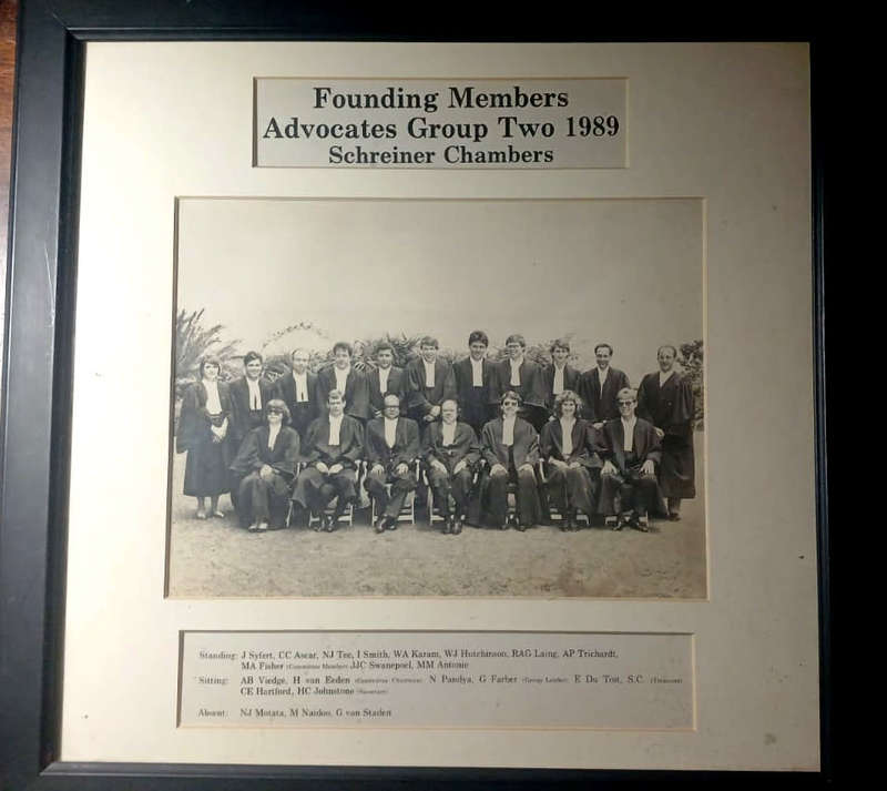 Founding Members, Advocates Group Two, 1989, JHB (photograph)