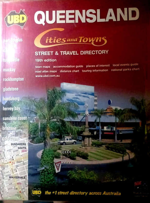 Queensland Australia Cities & Towns Street & Travel Directory