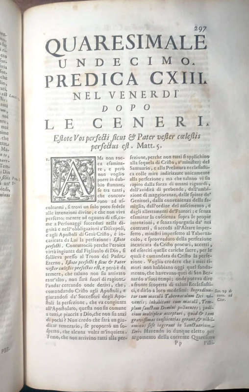 Delle Prediche Dette Nel Palazzo Apostolico Da Fra Francesco Maria d` Árezzo - three volumes (1713)
