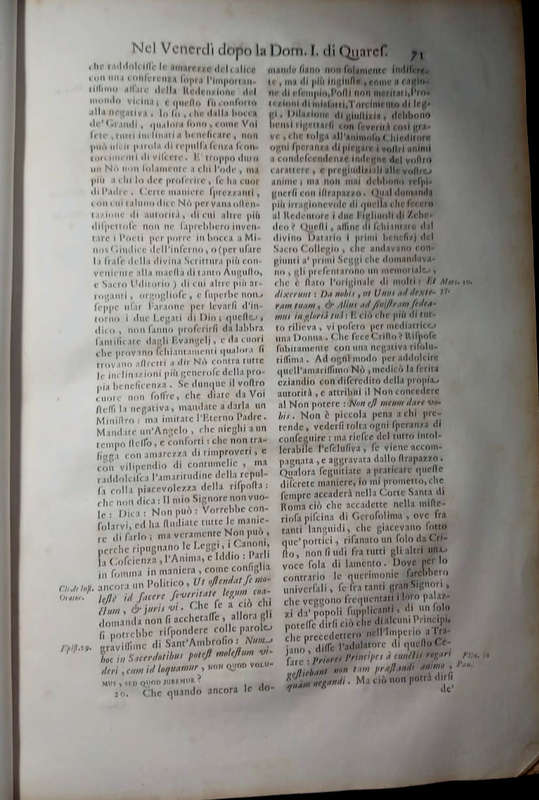 Delle Prediche Dette Nel Palazzo Apostolico Da Fra Francesco Maria d` Árezzo - three volumes (1713)