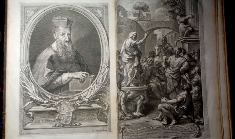 Delle Prediche Dette Nel Palazzo Apostolico Da Fra Francesco Maria d` Árezzo - three volumes (1713)