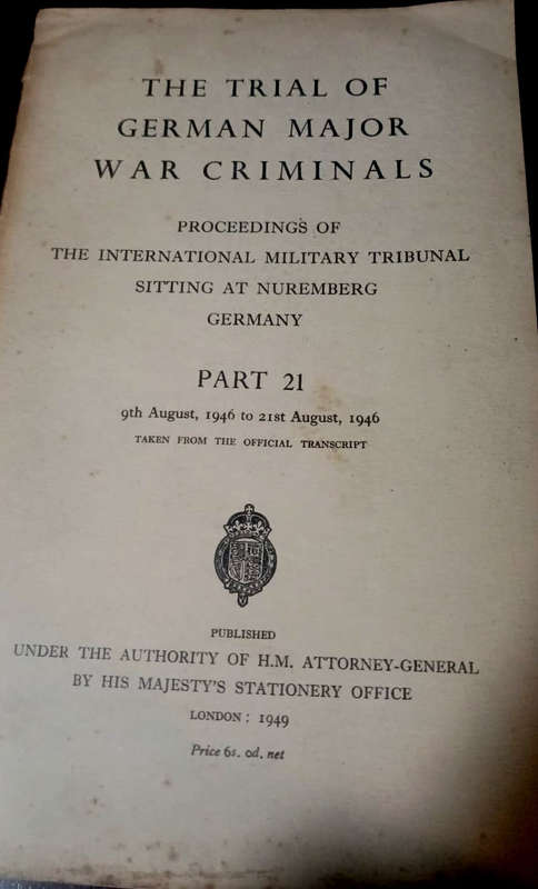 The Trial of German Major War Criminals: proceedings of the International Military Tribunal (1949)