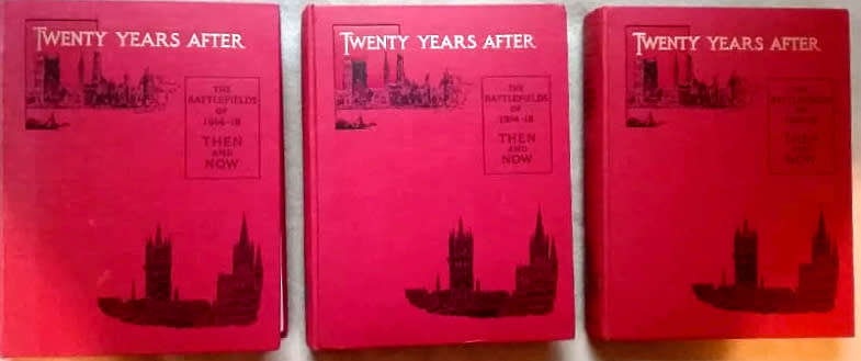 Twenty Years After. The Battlefields of 1914-18: Then and Now - Sir Ernest Swinton ( 3 volume set)