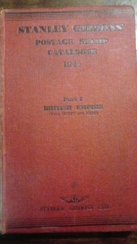 1944 STANLEY GIBBONS BRITISH EMPIRE POSTAL STAMP CATALOGUE