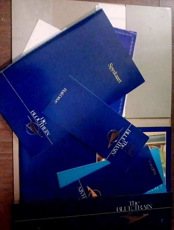 'Die Bloutrein/ Blue Train' Passenger Folder (1984)