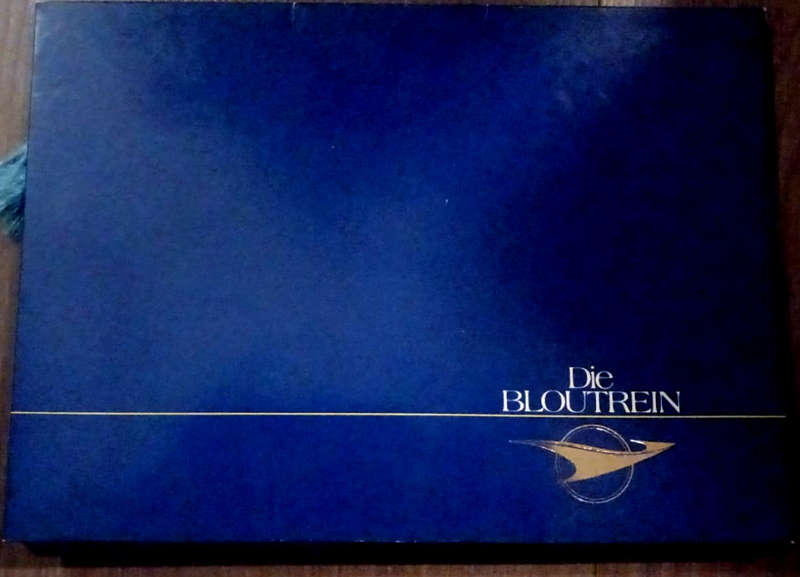'Die Bloutrein/ Blue Train' Passenger Folder (1984)