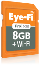 EYE-FI Pro X2 8GB Wireless SD Card