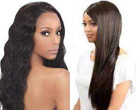 Indian Wave/ Straight Wave Clip on hair extensions